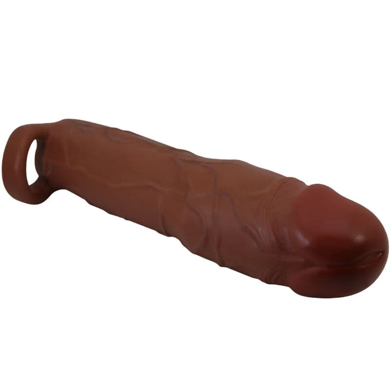 PRETTY LOVE - GERD PENIS SLEEVE WITH 7.6 CM EXTENSION MULATTO thumb 4