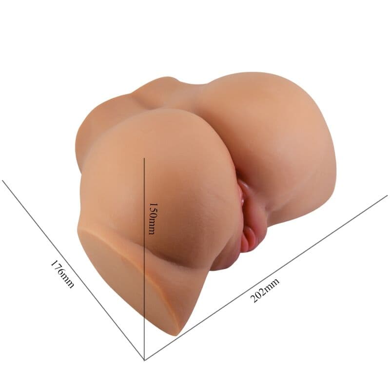 CRAZY BULL - EMILIA ASS VIBRATOR WITH REALISTIC VAGINA AND ANUS FLESH REMOTE CONTROL thumb 7