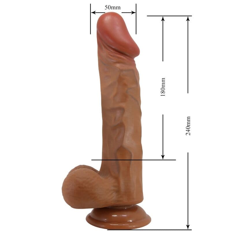 BAILE - BURAQ REALISTIC DILDO 24 CM FLESH thumb 5