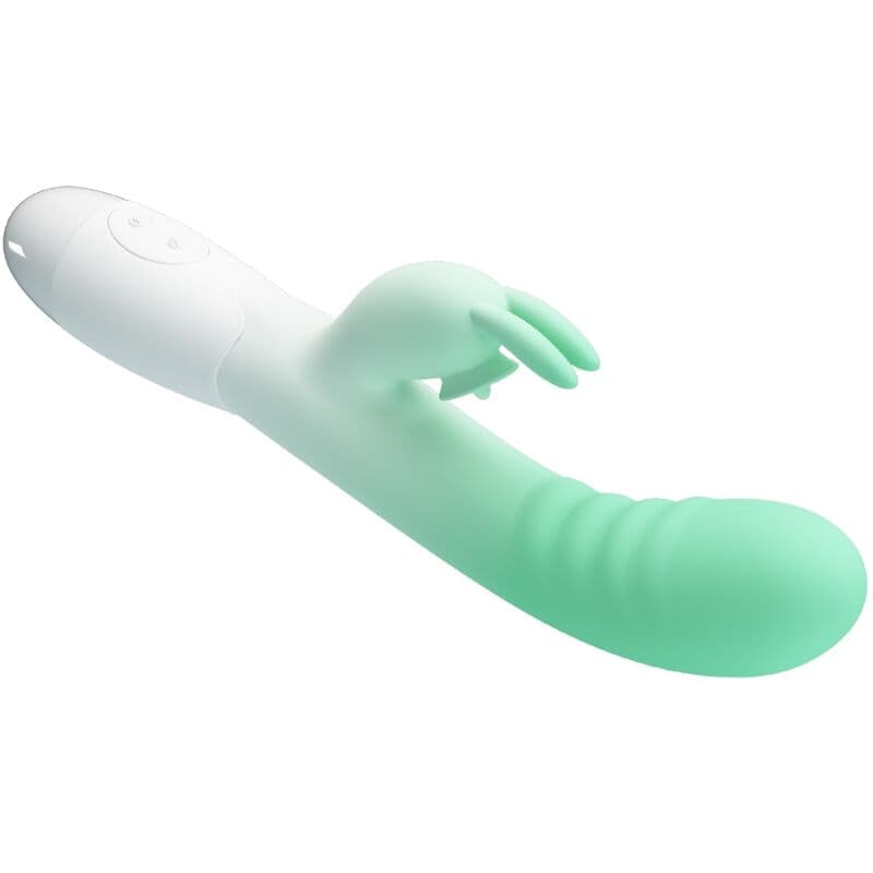 PRETTY LOVE - CERBERUS RABBIT VIBRATOR 3O VIBRATIONS GREEN thumb 3