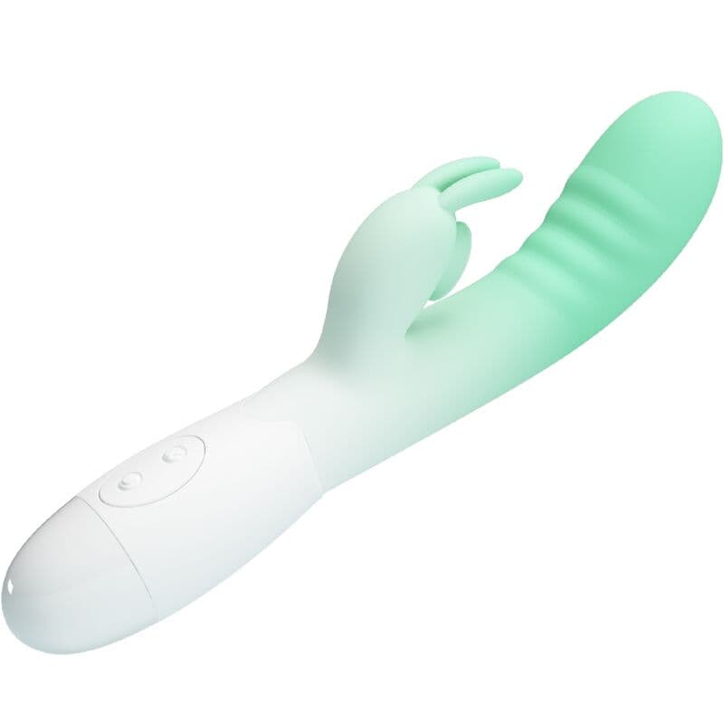 PRETTY LOVE - CERBERUS RABBIT VIBRATOR 3O VIBRATIONS GREEN thumb 4