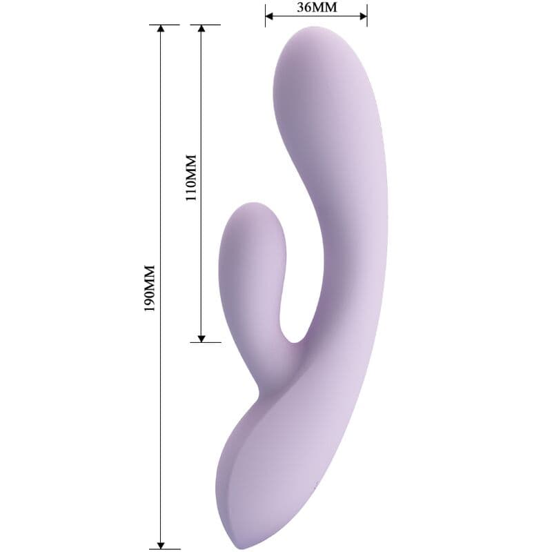 PRETTY LOVE - ROSOLYN RABBIT VIBRATOR 10 VIBRATIONS PURPLE thumb 6