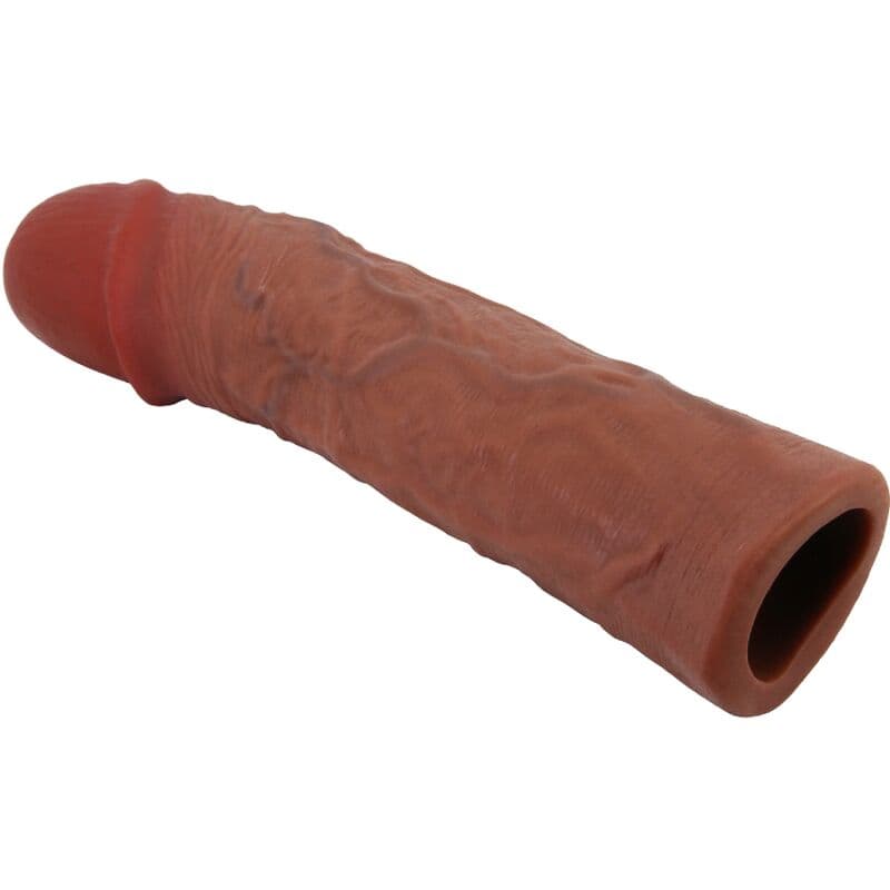 PRETTY LOVE - DEREK PENIS SLEEVE WITH 7.6 CM EXTENSION MULATTO thumb 3