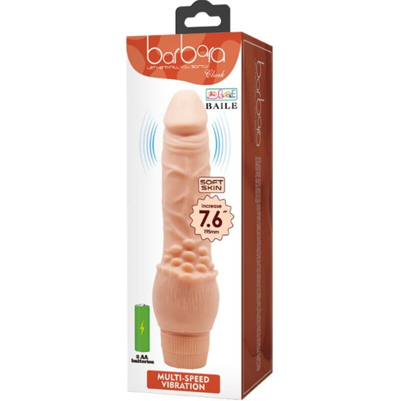 BAILE - BARBARA REALISTIC VIBRATOR 19.5 CM FLESH thumb 6