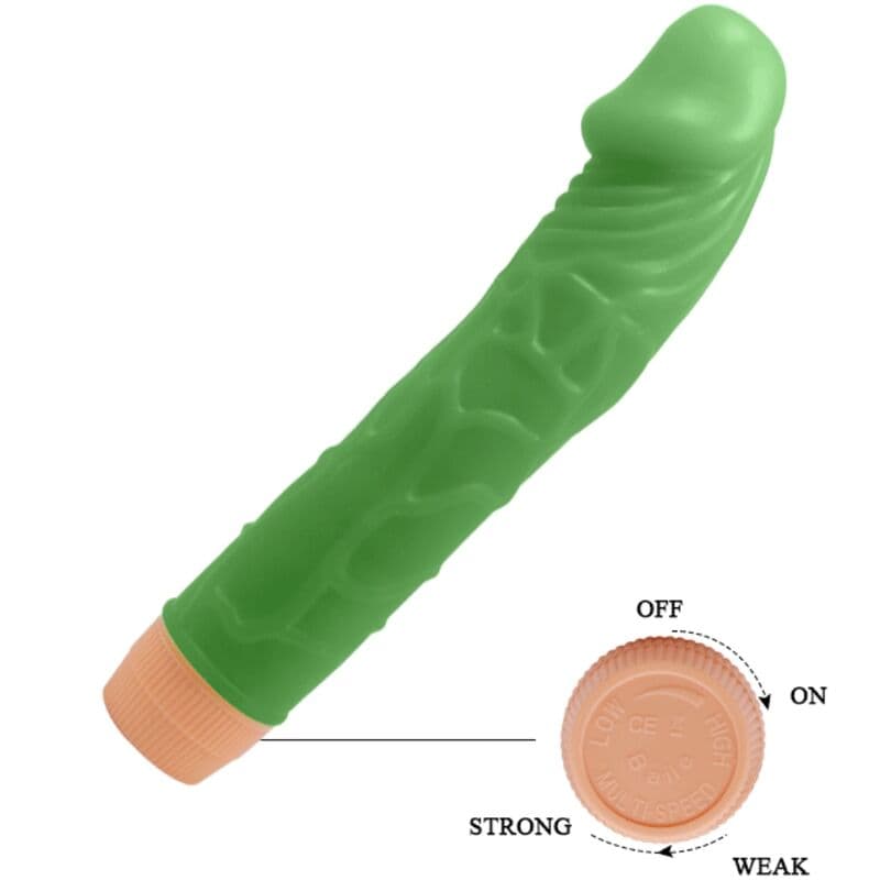 BAILE - BILL REALISTIC VIBRATOR 22.5 CM GREEN thumb 4