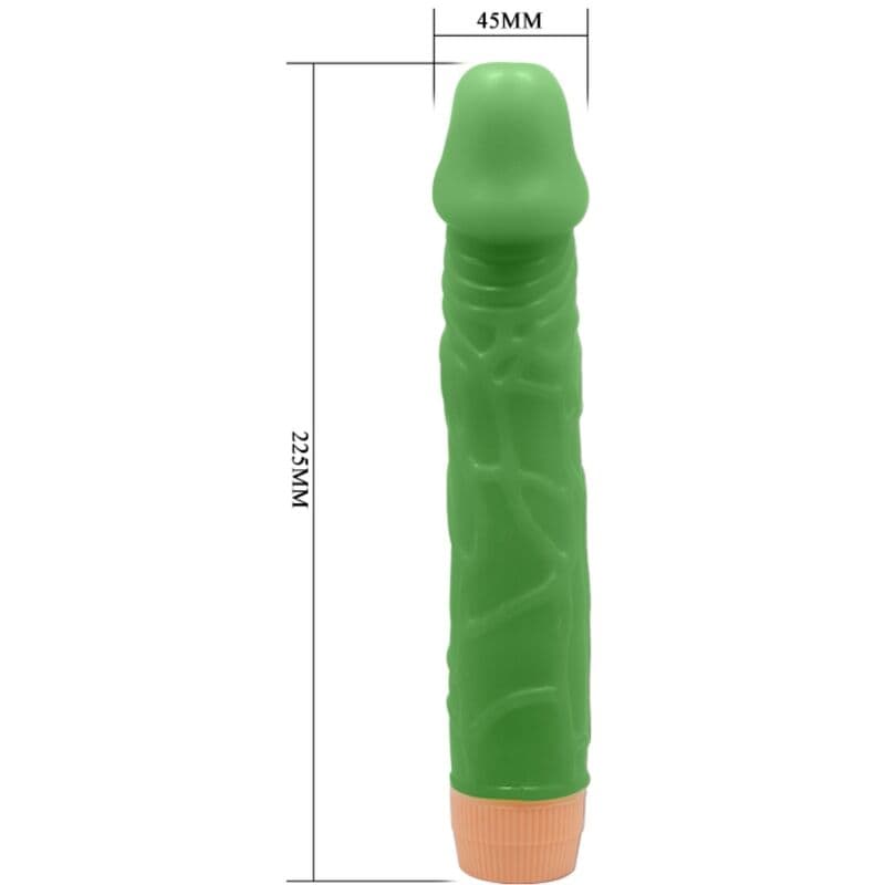 BAILE - BILL REALISTIC VIBRATOR 22.5 CM GREEN thumb 5