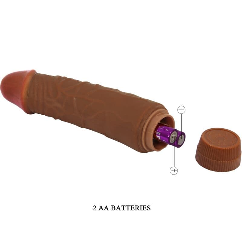 BAILE - JEFF REALISTIC VIBRATOR 19.5 CM MULATTO thumb 4