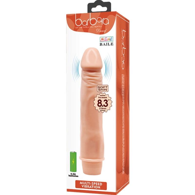 BAILE - DWARF REALISTIC VIBRATOR 21 CM FLESH thumb 6