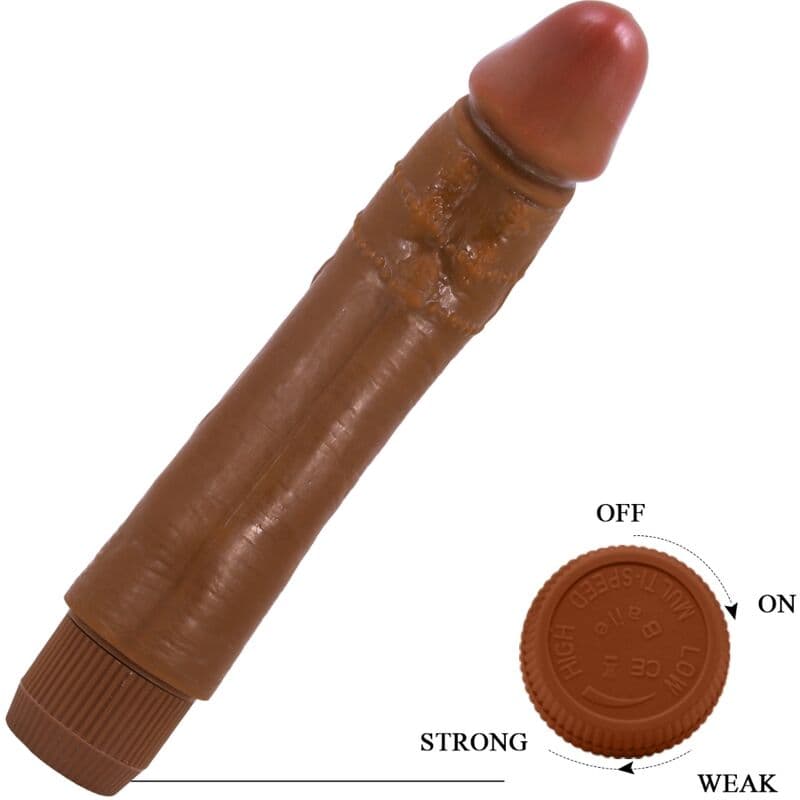 BAILE - DYBBUK REALISTIC VIBRATOR 24 CM MULATTO thumb 5