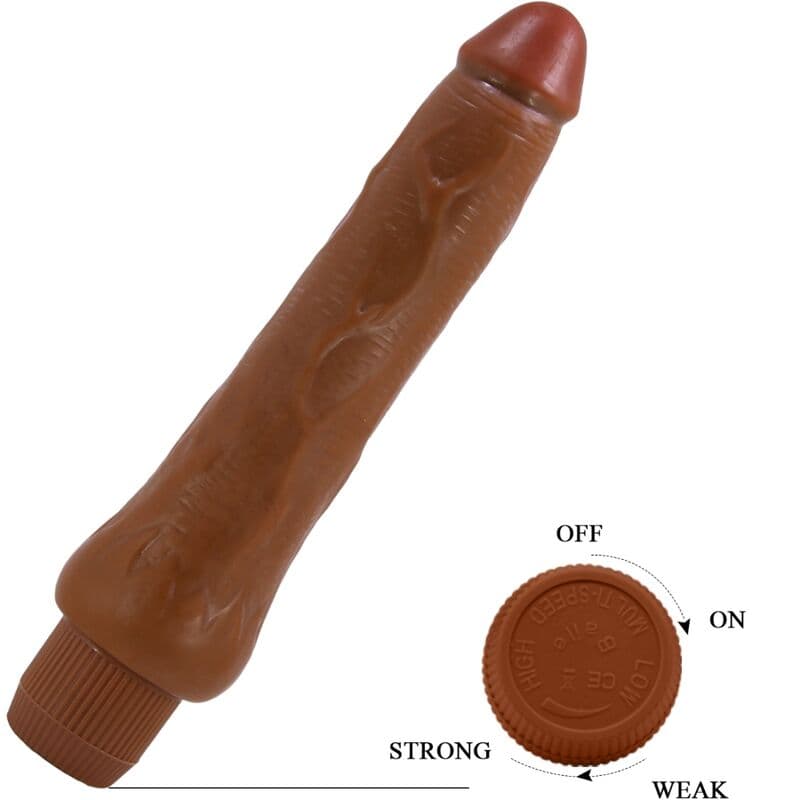 BAILE - DRYAD REALISTIC VIBRATOR 25 CM MULATTO thumb 5