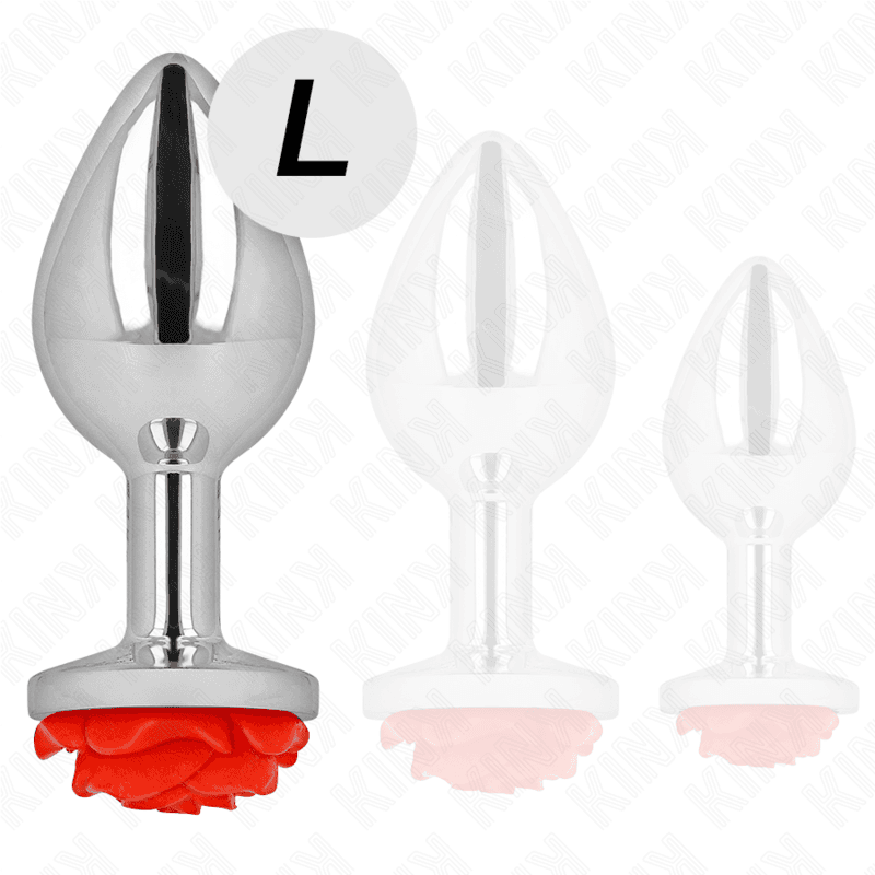 KINK - PLUG ANAL ROSE RED SIZE L thumb 3