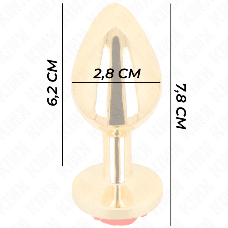 KINK -  PLUG ANAL GOLD ROSE RED SIZE S thumb 4
