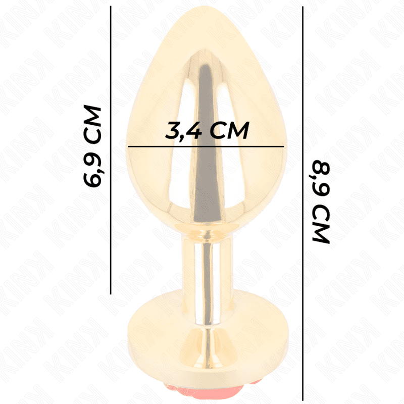 KINK -  PLUG ANAL GOLD ROSE RED SIZE M thumb 4