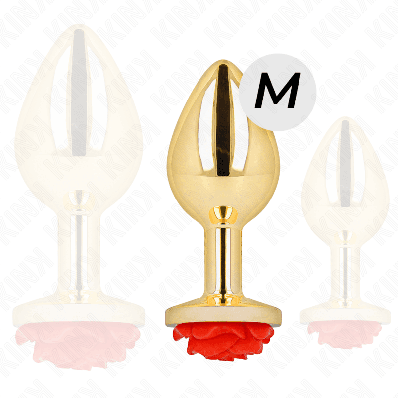 KINK -  PLUG ANAL GOLD ROSE RED SIZE M thumb 3