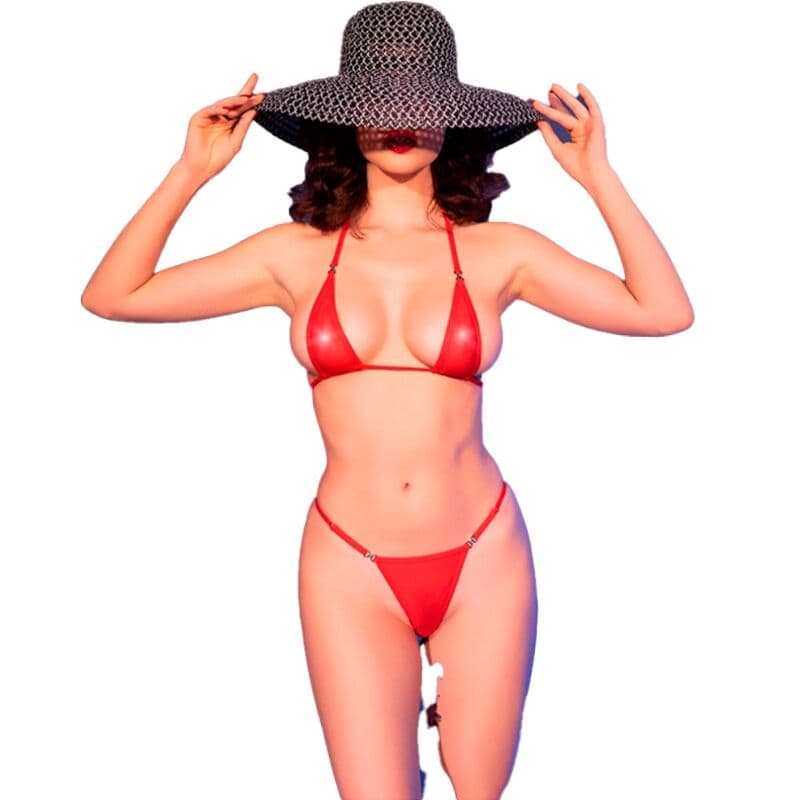 CHILIROSE - CR 4840 MICRO BIKINI RED S/M thumb 2