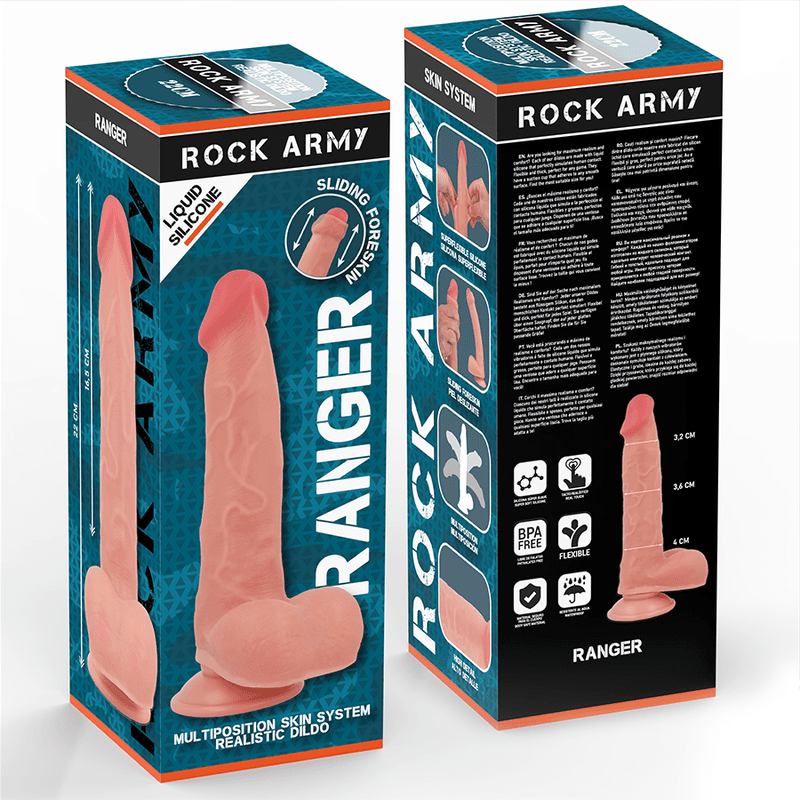 ROCKARMY - LIQUID SILICONE RANGER 22 CM -O- 3.6 CM thumb 8