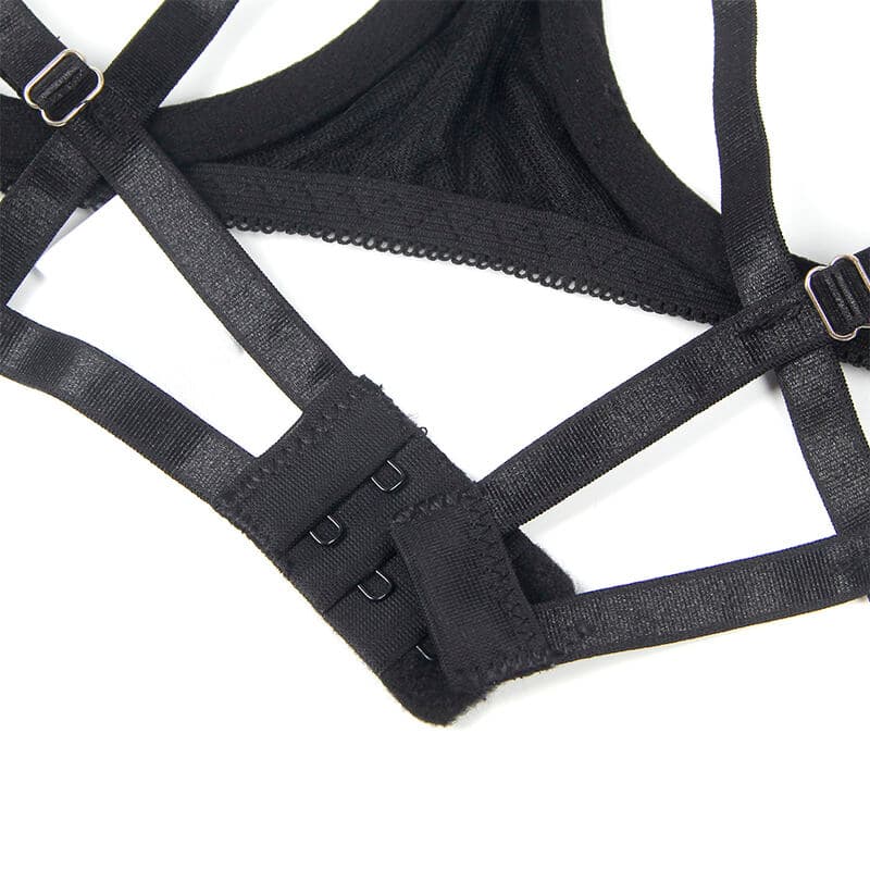 SUBBLIME - 955199 BRA SET WITH ADJUSTABLE BLACK BOW S/M thumb 11