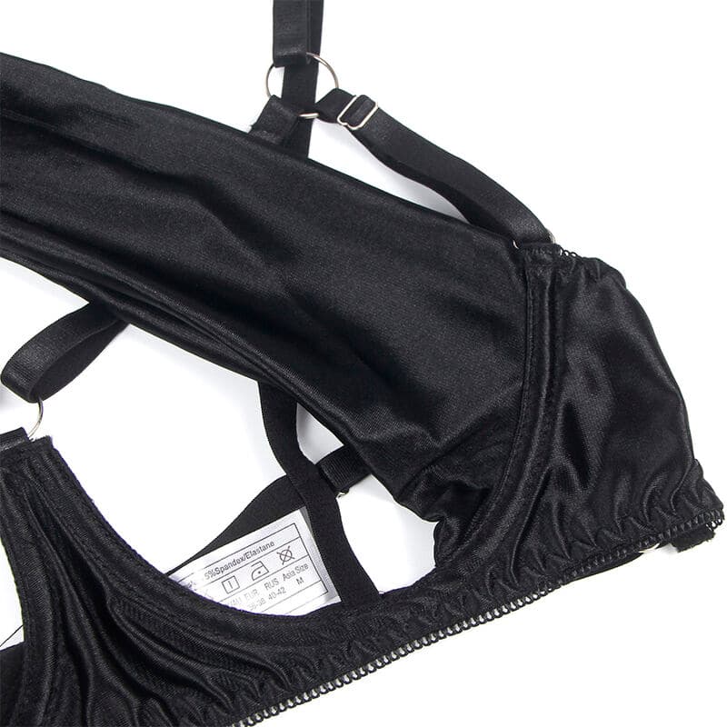 SUBBLIME - 955199 BRA SET WITH ADJUSTABLE BLACK BOW S/M thumb 12