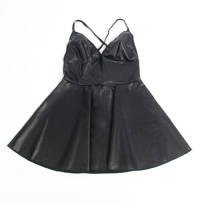 SUBBLIME - 955373 DRESS WITH BLACK LEATHER STRAPS S/M thumb 7