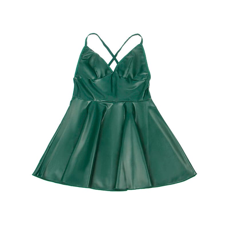 SUBBLIME - 955434 DRESS WITH GREEN LEATHER STRAPS S/M thumb 7