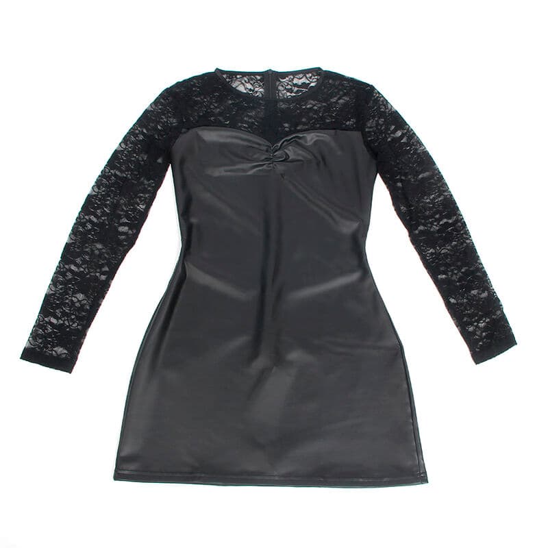 SUBBLIME - 955601 LONG SLEEVED DRESS WITH BLACK LACE L/XL thumb 6