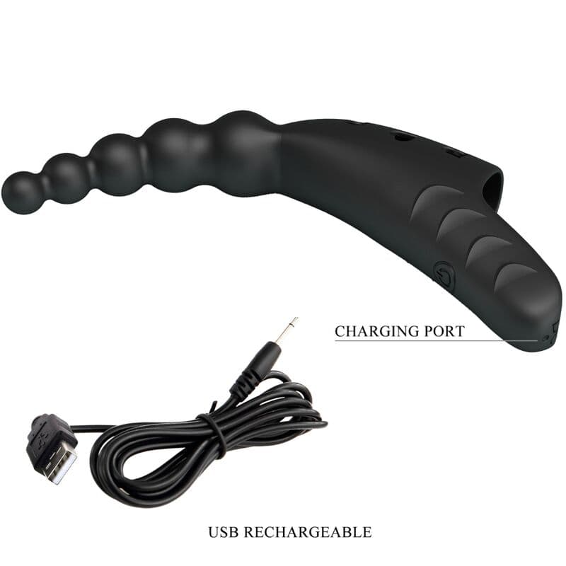 PRETTY LOVE - JORDIN FINGER VIBRATOR 10 VIBRATIONS BLACK thumb 9