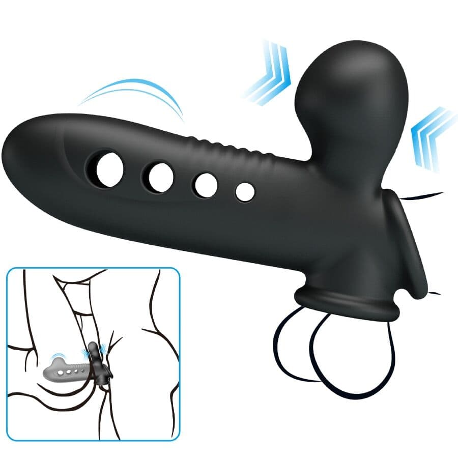 PRETTY LOVE - CRANE PENIS SLEEVE WITH AIRBAG BLACK thumb 11