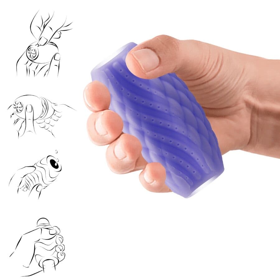 PRETTY LOVE - ATHENA EROS SILICONE MALE MASTURBATOR PURPLE thumb 4