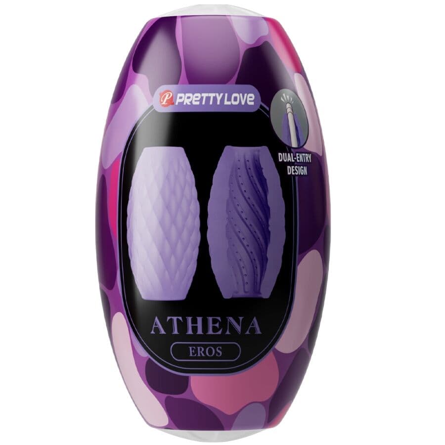 PRETTY LOVE - ATHENA EROS SILICONE MALE MASTURBATOR PURPLE thumb 7