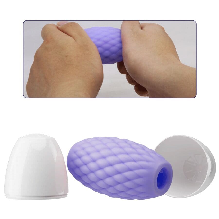 PRETTY LOVE - ATHENA EROS SILICONE MALE MASTURBATOR PURPLE thumb 5