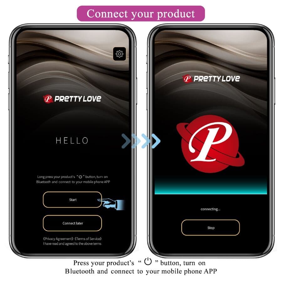 PRETTY LOVE - LEVIATHAN APP CONTROLLED VIBRATOR PURPLE thumb 12