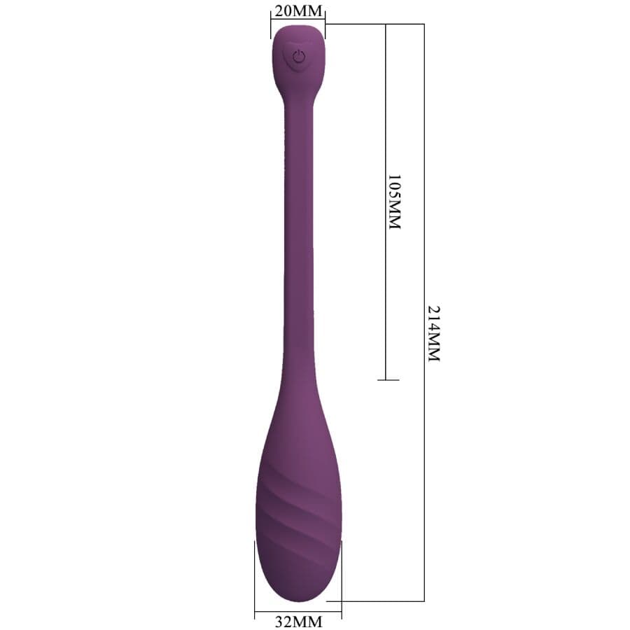PRETTY LOVE - LEVIATHAN APP CONTROLLED VIBRATOR PURPLE thumb 6