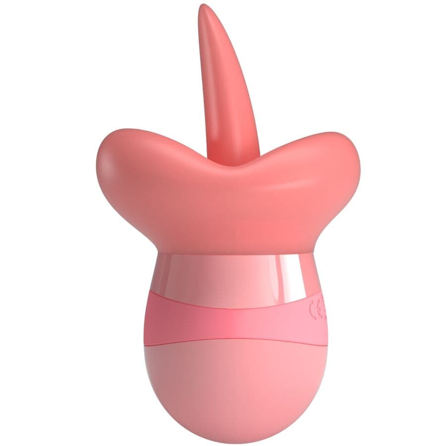 PRETTY LOVE - KYLEE TONGUE CLITORIS STIMULATOR 10 VIBRATIONS NUDE PINK thumb 3