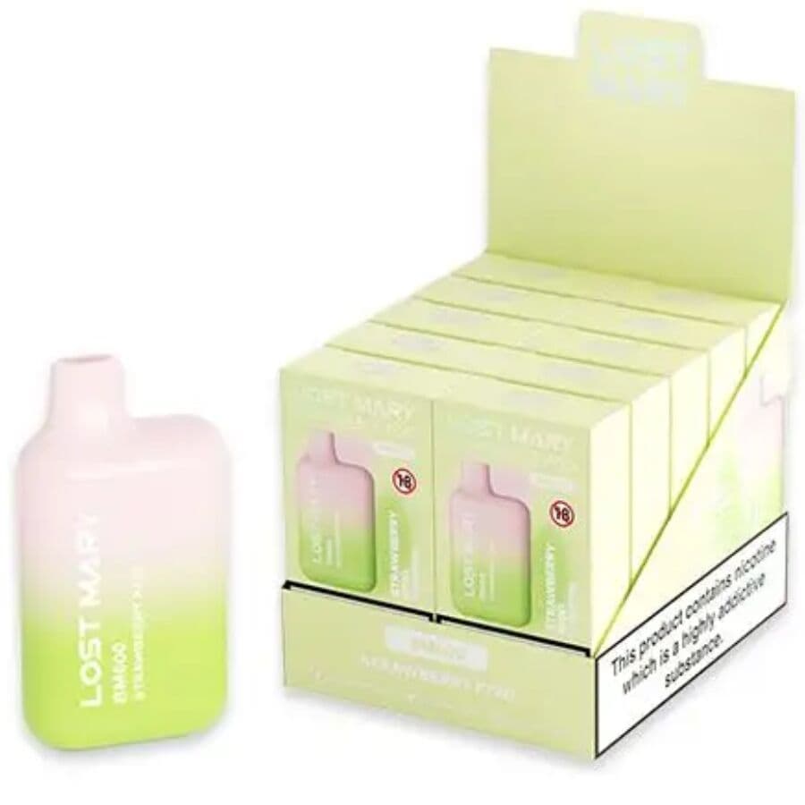 LOST MARY - BM600 NICOTINE VAPER 2% DISPOSABLE STRAWBERRY KIWI thumb 2