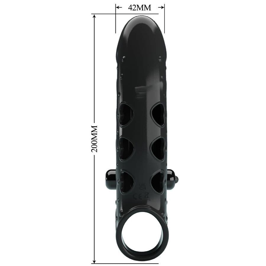 ROMANCE - VIBRATING PENIS SLEEVE BLACK thumb 10