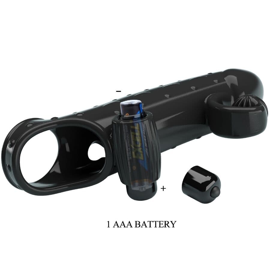 ROMANCE - VIBRATING PENIS SLEEVE BLACK thumb 8