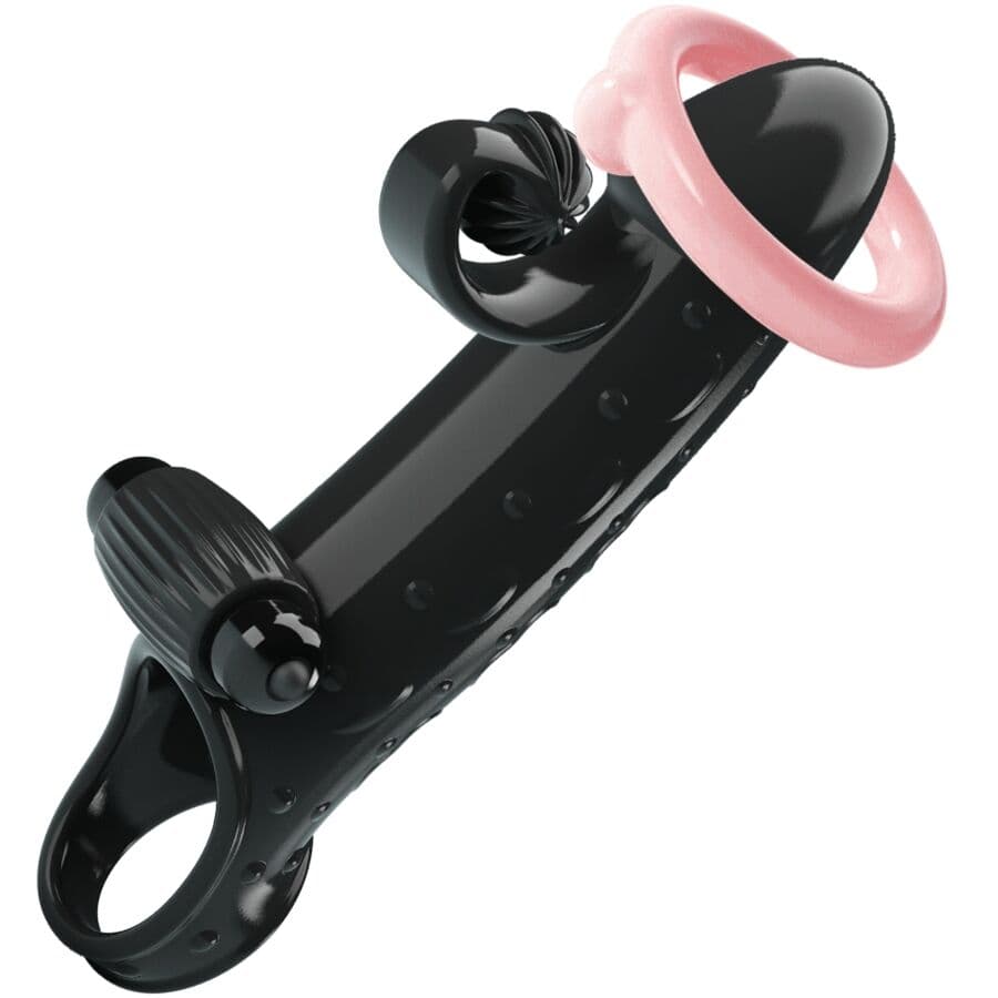 ROMANCE - VIBRATING PENIS SLEEVE BLACK thumb 5