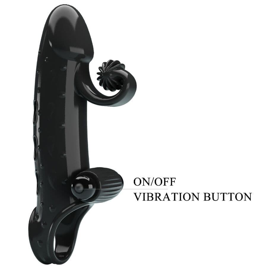 ROMANCE - VIBRATING PENIS SLEEVE BLACK thumb 9