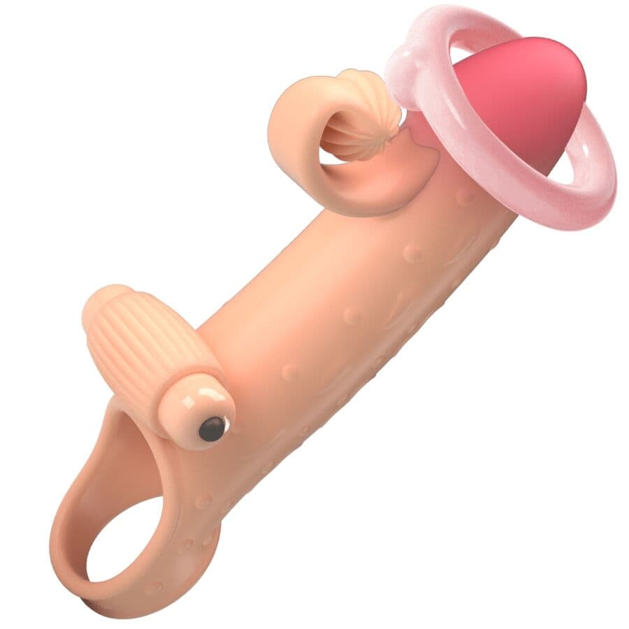ROMANCE - VIBRATING PENIS SLEEVE NATURAL thumb 5