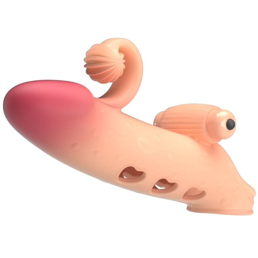 ROMANCE - VIBRATING PENIS SLEEVE NATURAL thumb 4