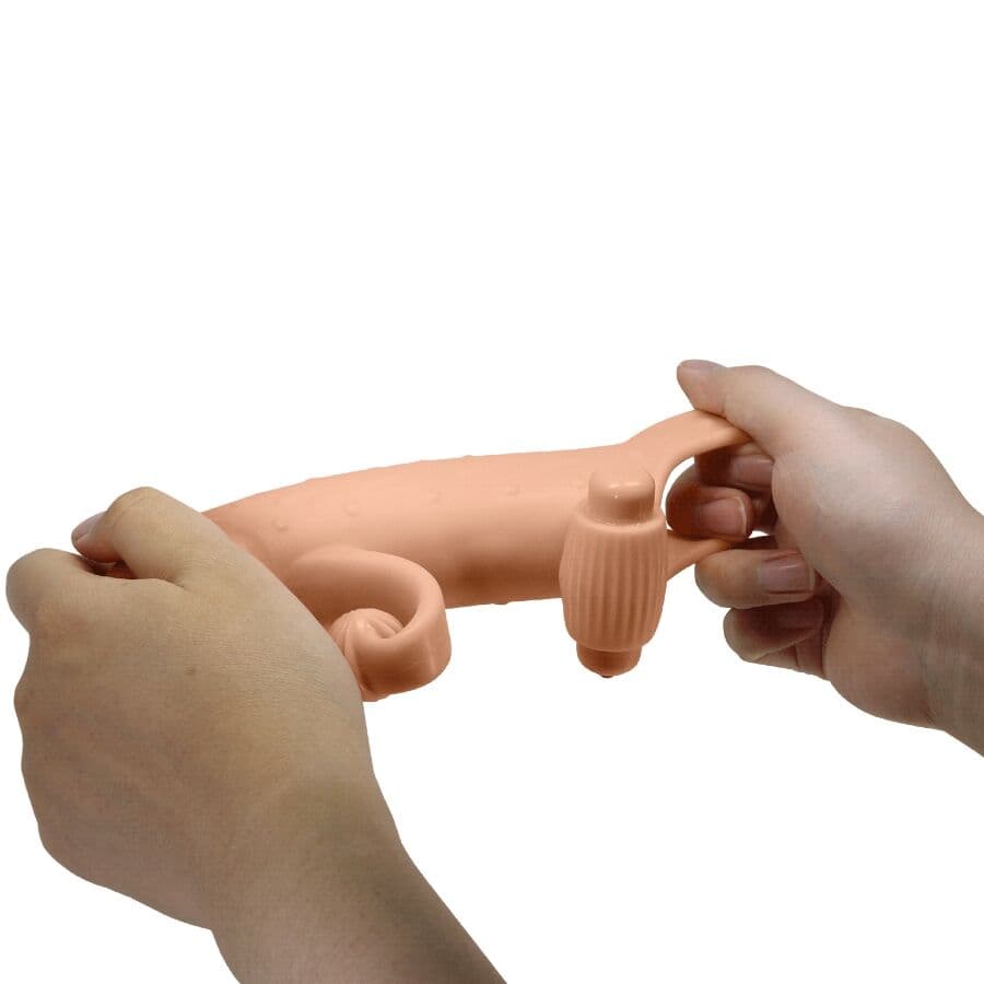 ROMANCE - VIBRATING PENIS SLEEVE NATURAL thumb 6