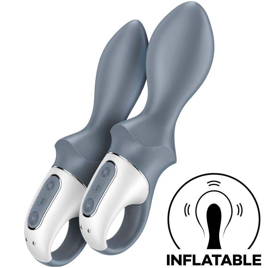 SATISFYER - AIR PUMP BOOTY 1 ANAL INFLATABLE VIBRATOR GREY thumb 2