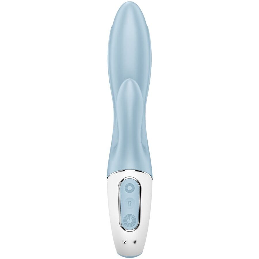 SATISFYER - AIR PUMP BUNNY 1 INFLATABLE RABBIT VIBRATOR BLUE thumb 3