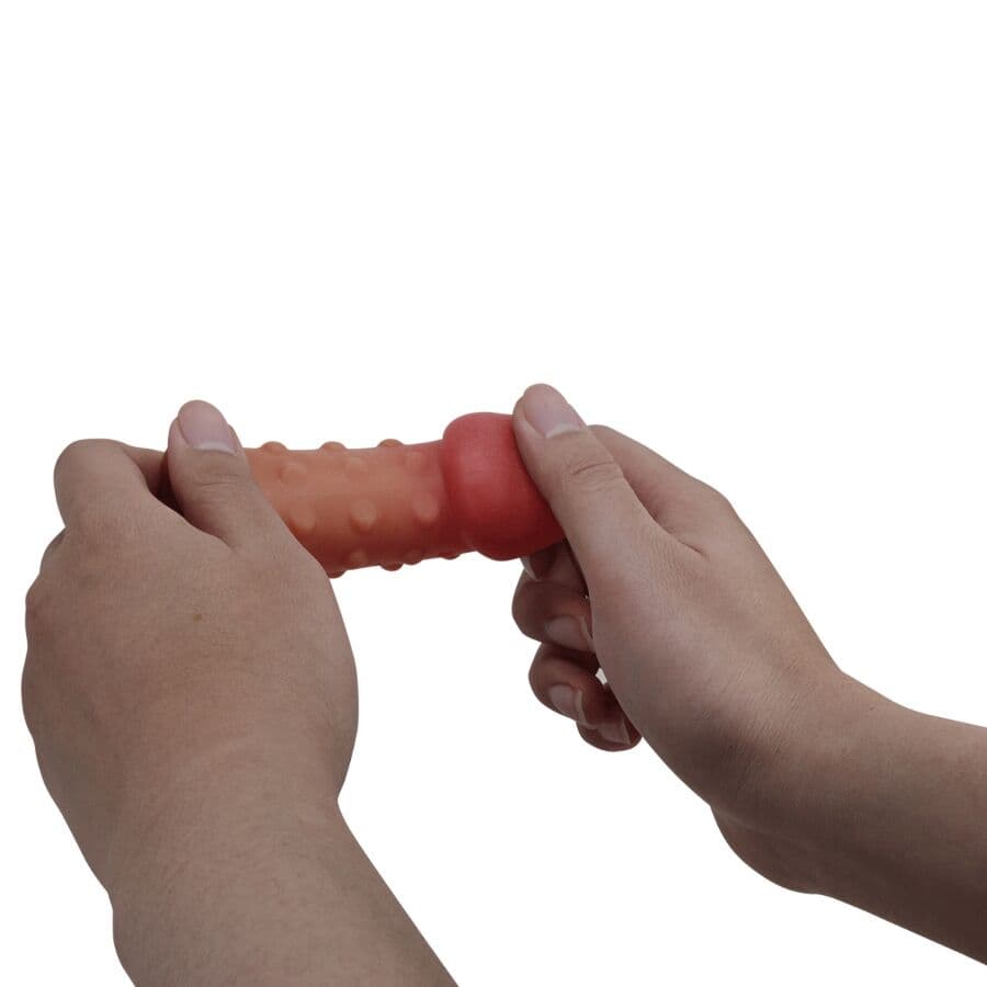 PRETTY LOVE - TIGHT AND VOLUMIZING PENIS SLEEVE NATURAL thumb 6