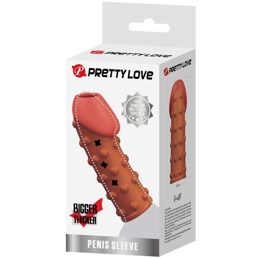 PRETTY LOVE - TIGHT AND VOLUMIZING PENIS SLEEVE NATURAL thumb 8