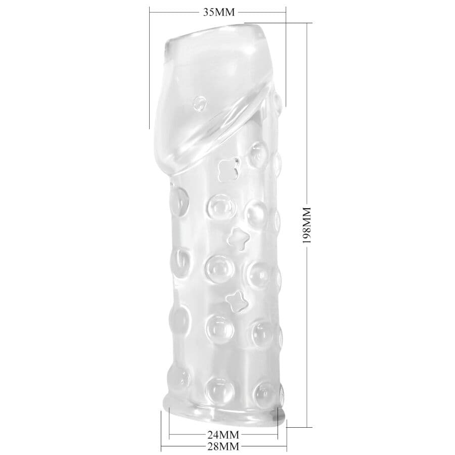 PRETTY LOVE - TIGHT AND VOLUMIZING PENIS SLEEVE TRANSPARENT thumb 7