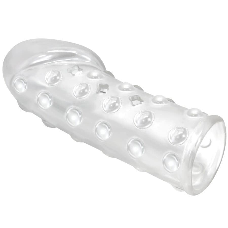 PRETTY LOVE - TIGHT AND VOLUMIZING PENIS SLEEVE TRANSPARENT thumb 3