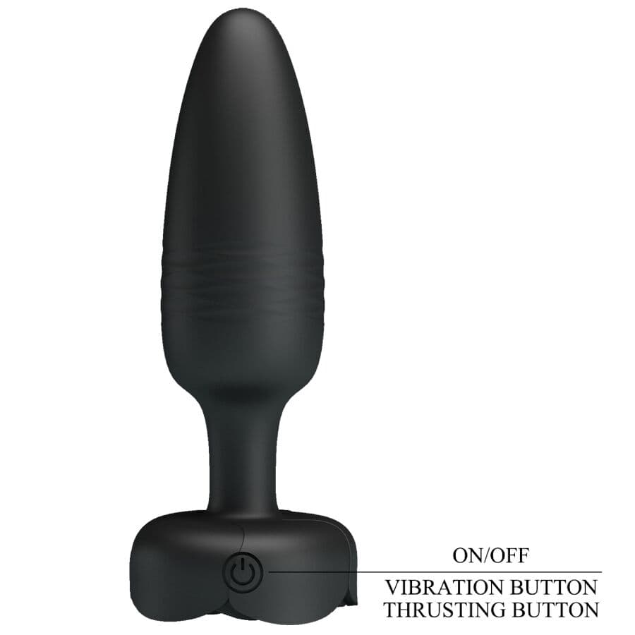 PRETTY LOVE - TARION ANAL PLUG WITH  LED LIGHT BLACK 12.5 CM thumb 7