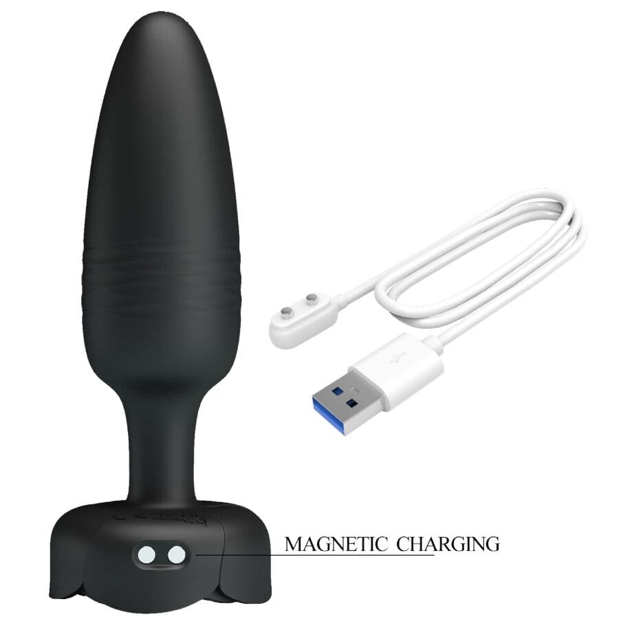 PRETTY LOVE - TARION ANAL PLUG WITH  LED LIGHT BLACK 12.5 CM thumb 8