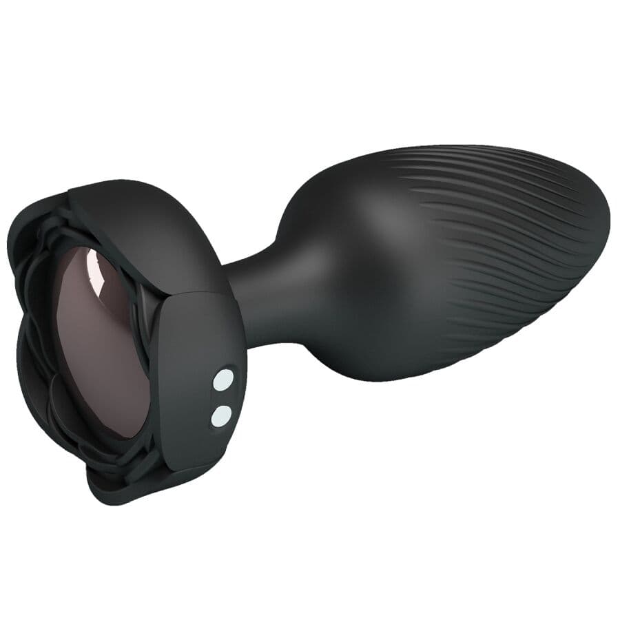PRETTY LOVE - OSBORN ANAL PLUG WITH  LED LIGHT BLACK 9.8 CM thumb 2